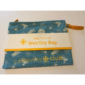 Disney Cruise Line DCL Castaway Club Wet Dry Travel Beach Pool Bag Wet Swimwear